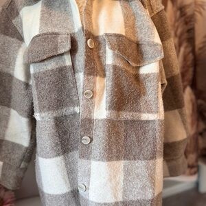 H&M Beige Textured Fabric